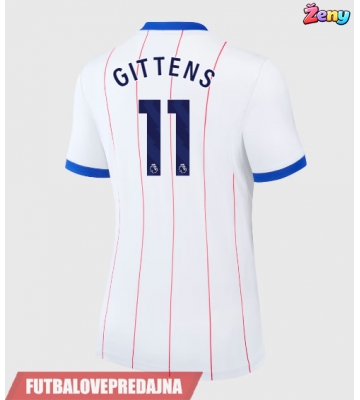 Lacne Ženy Futbalové dres Chelsea Jamie Gittens #11 2026-27 Krátky Rukáv - Tretina